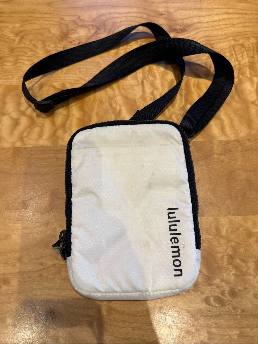 lululemon athletica White and Black Crossbody Pouch